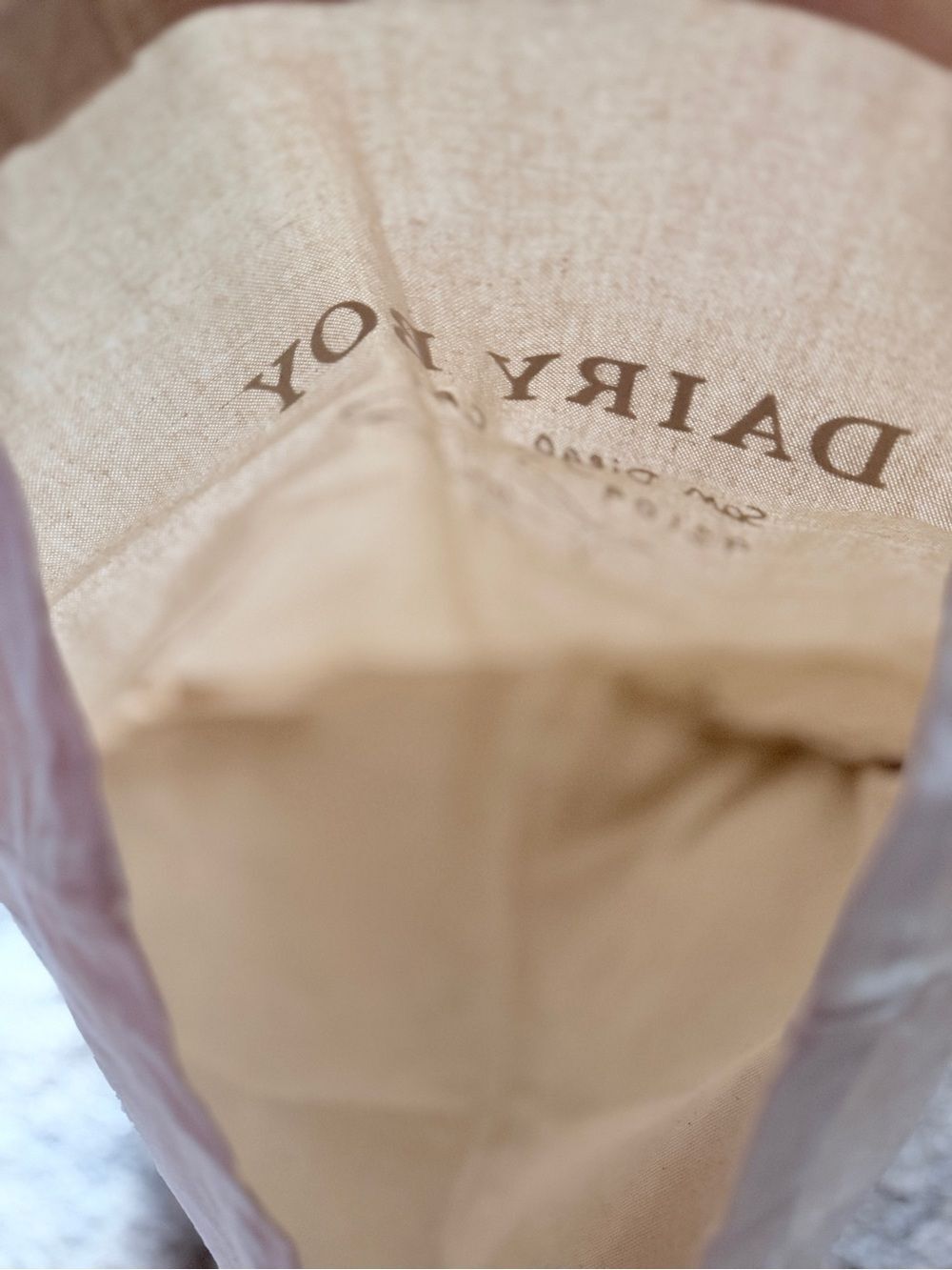 Limited Ed DAIRY BOY San Diego Canvas Tote - Picture 5 of 5